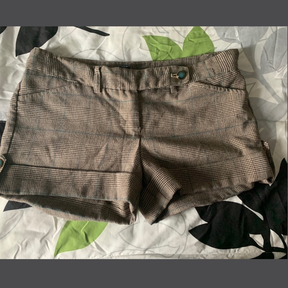 Burnscheck  plaid shorts